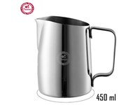 Ca đánh sữa TIAMO 450 ml màu bạc bóng